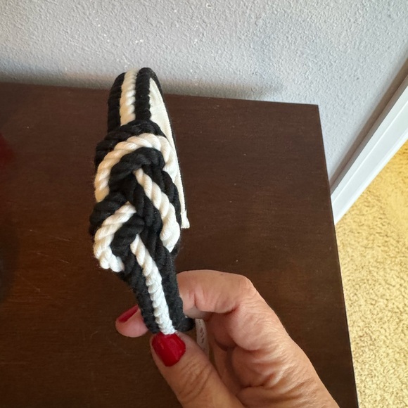 Anthropologie Black and white knot headband brand new - Picture 8 of 8